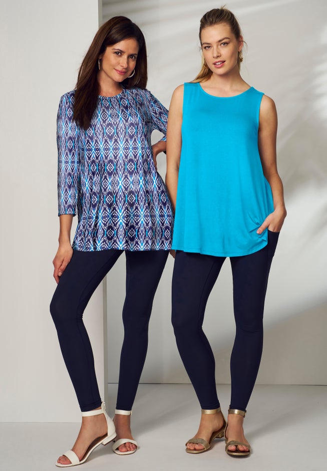 Stretch Knit Swing Tunic image number 1