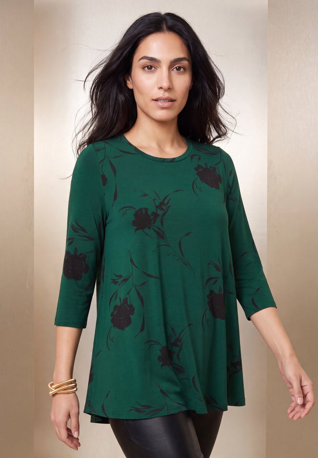 Stretch Knit Swing Tunic image number 1