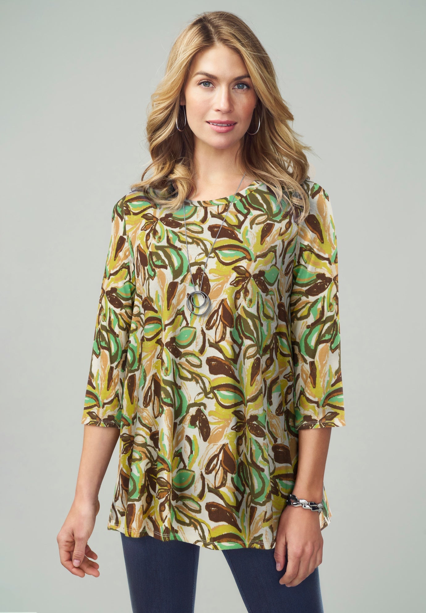 Stretch Knit Swing Tunic image number 0
