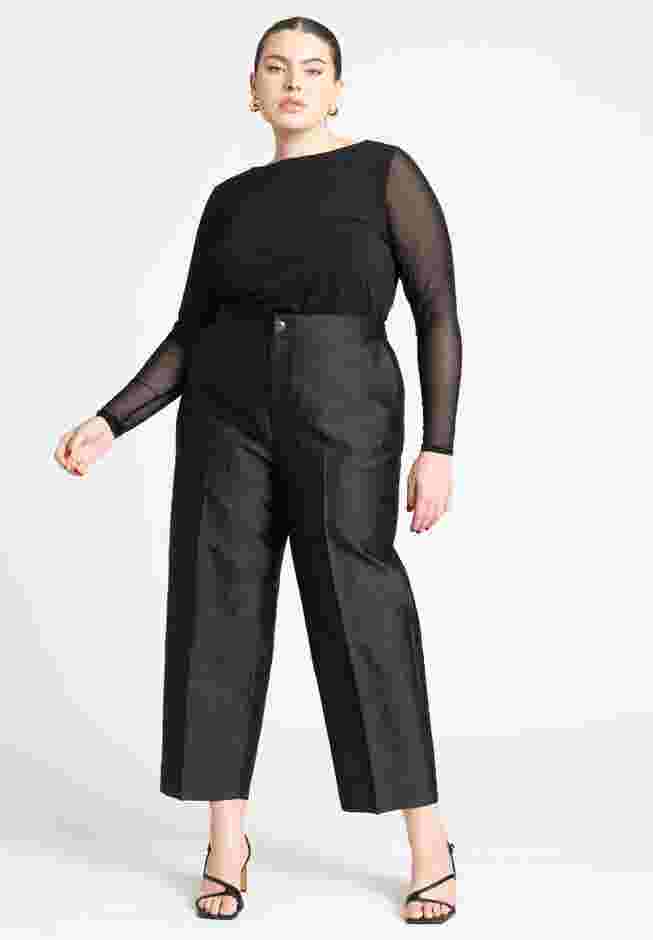 Sheer Sleeve Tee image number 3