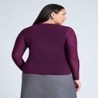 Sheer Sleeve Tee image number null