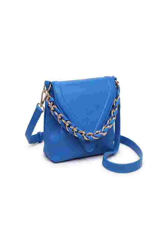 Pointed Detail Flap Bag With Chain image number 4