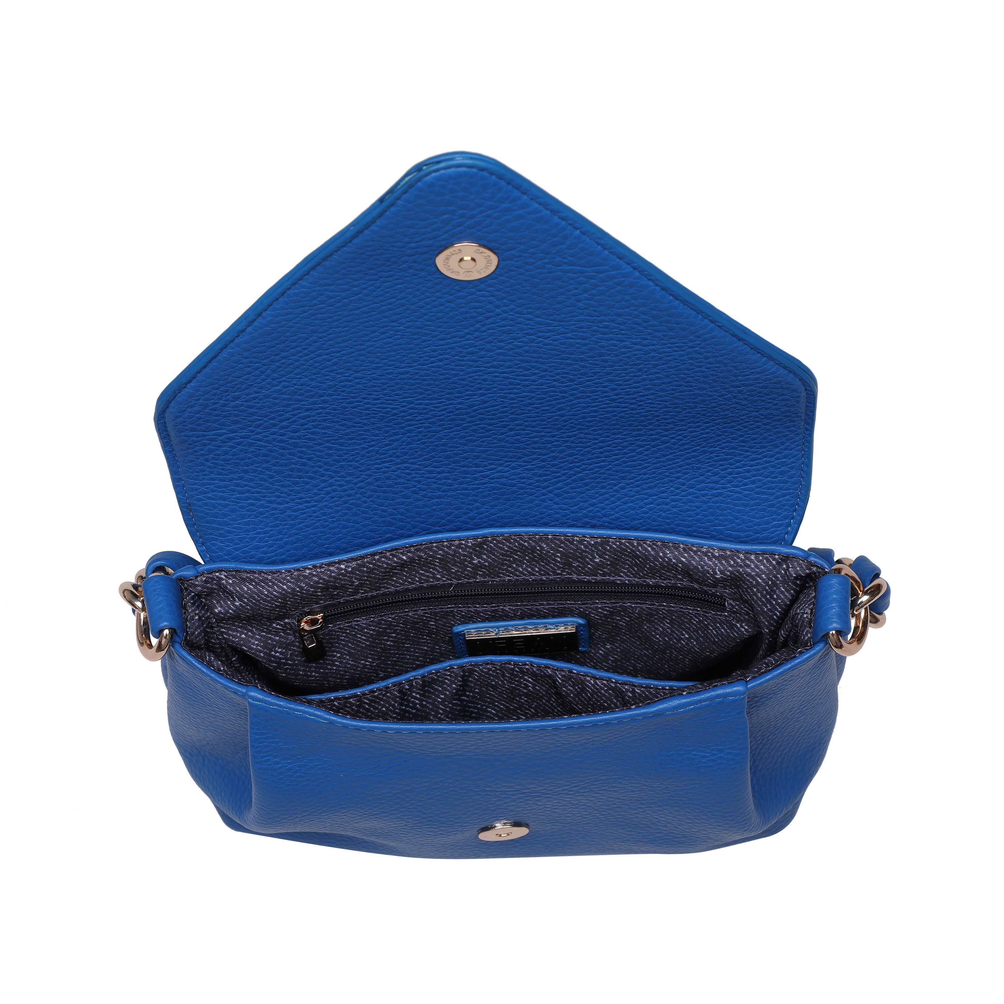 Pointed Detail Flap Bag With Chain image number 6