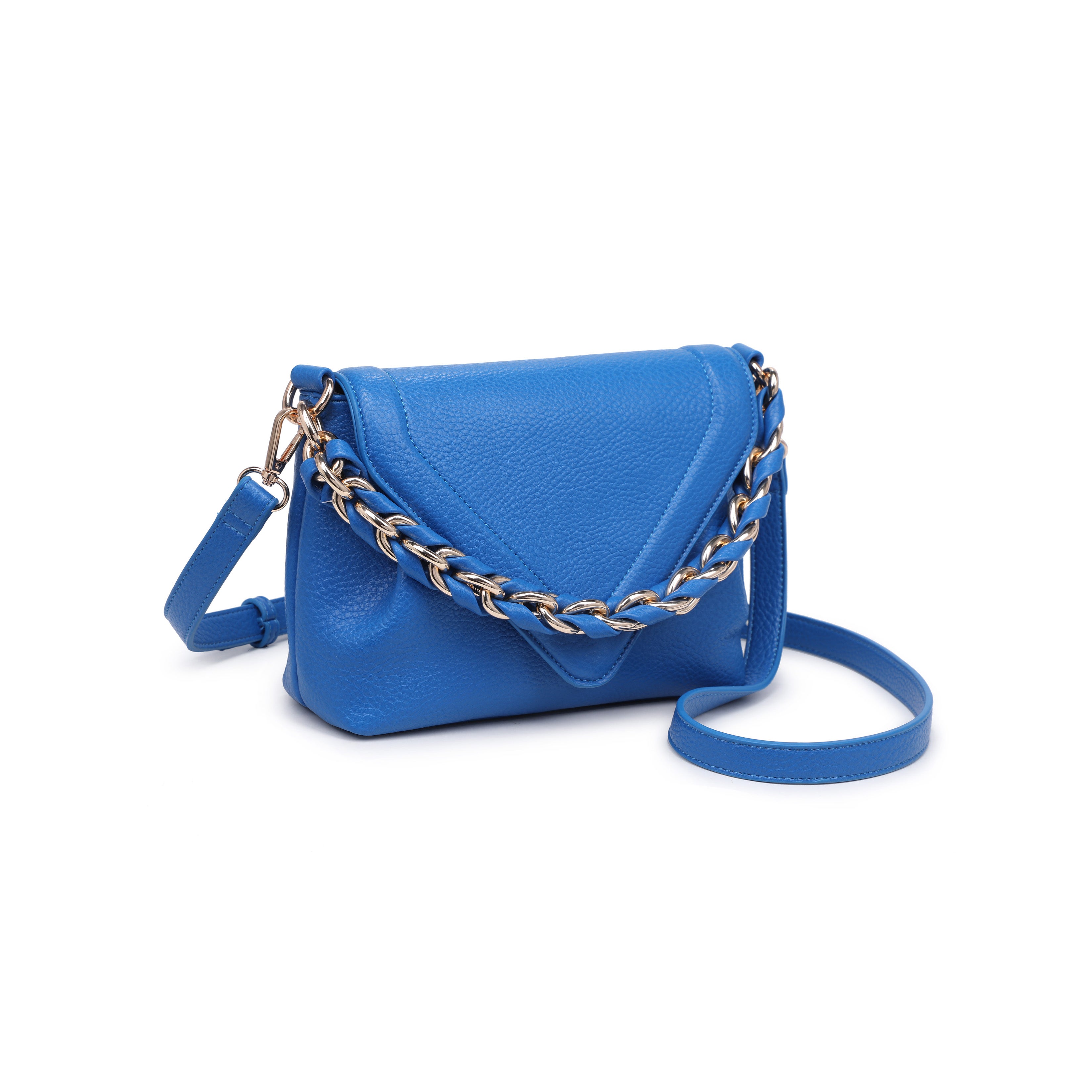 Pointed Detail Flap Bag With Chain image number 1