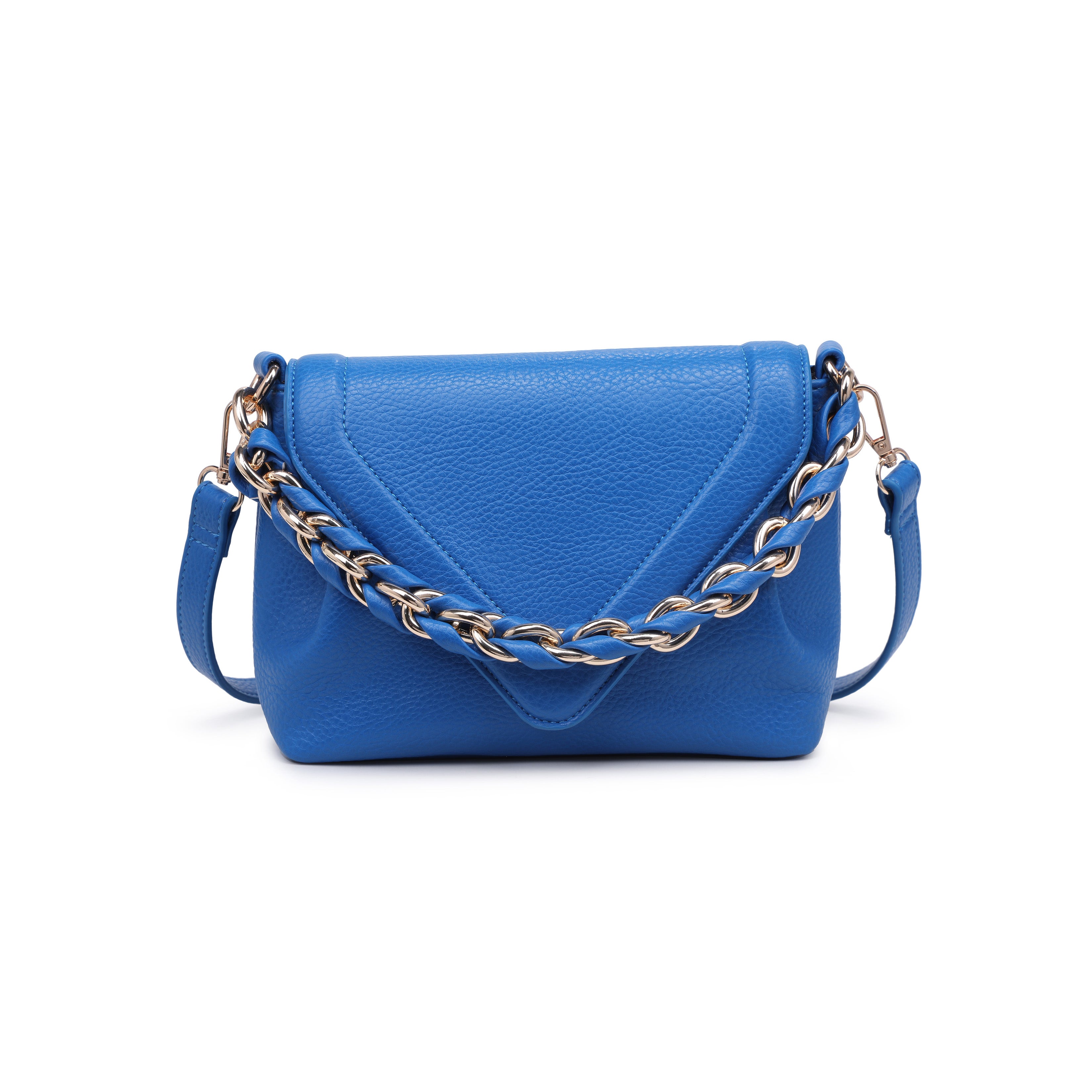 Pointed Detail Flap Bag With Chain image number 0