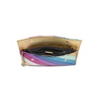 Zelma Rainbow Faux Leather Evening Bag image number null