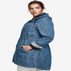 Hooded Anorak Denim Jacket image number null