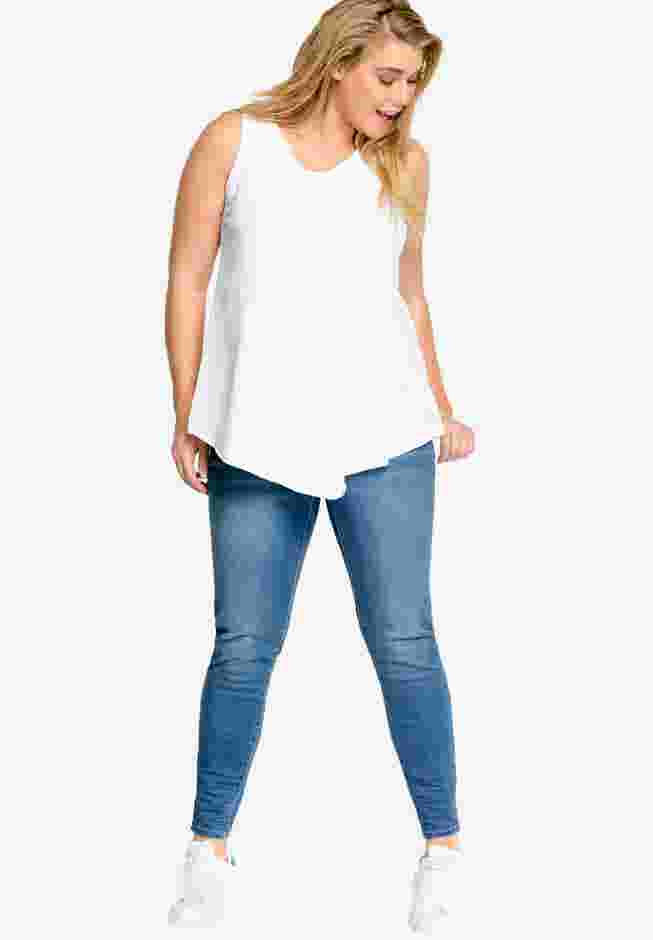 V-Neck Pointed Front Tank image number 2