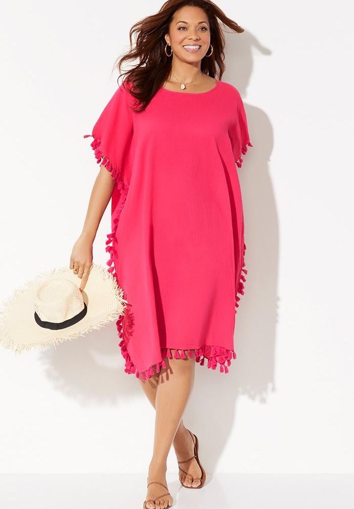 Everly Pom Pom Cover Up Tunic image number 3