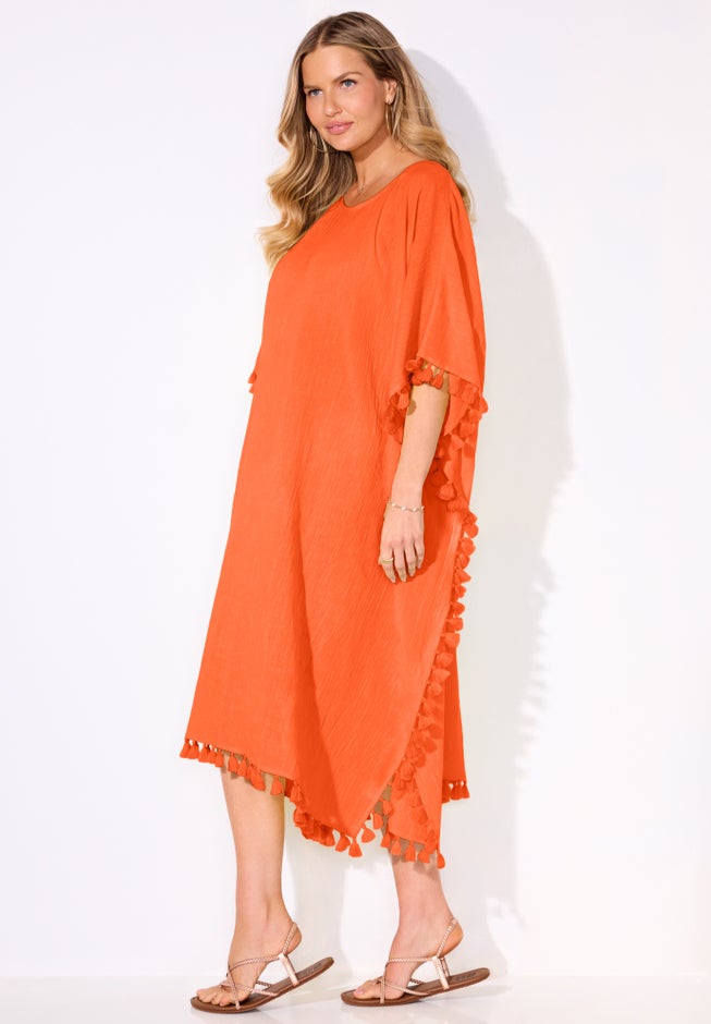 Everly Pom Pom Cover Up Tunic image number 2