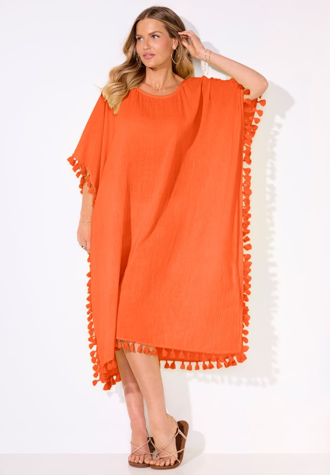 Everly Pom Pom Cover Up Tunic image number 3
