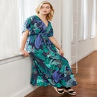 Knit Tie-Back Maxi image number null