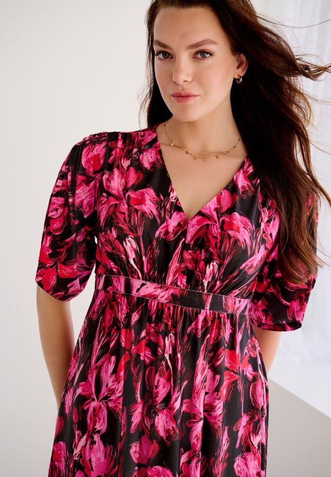 Knit Tie-Back Maxi image number 1