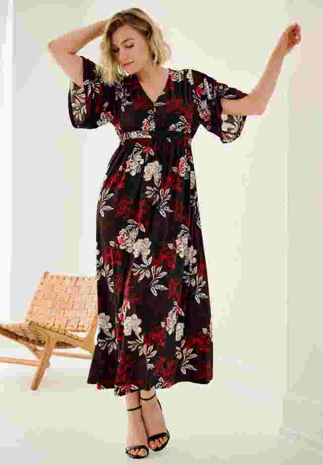 Knit Tie-Back Maxi image number 0