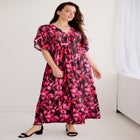 Knit Tie-Back Maxi image number null