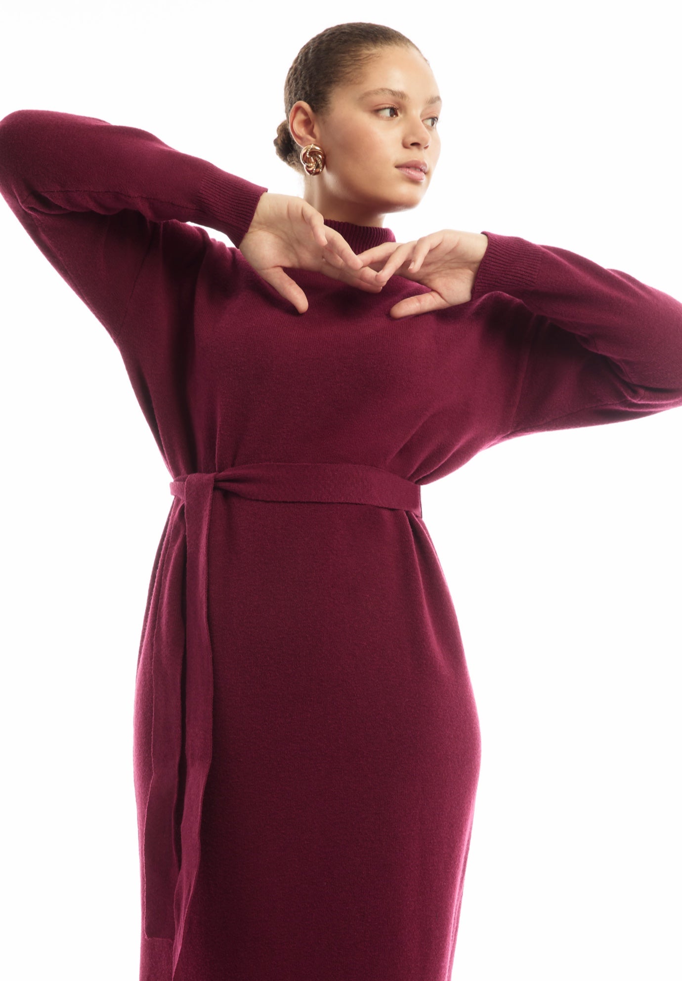 Turtleneck Sweater Dress image number 2