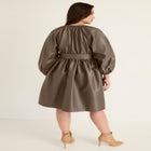 Faux Leather Dress image number null