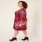 Sequin Mockneck Dress image number null