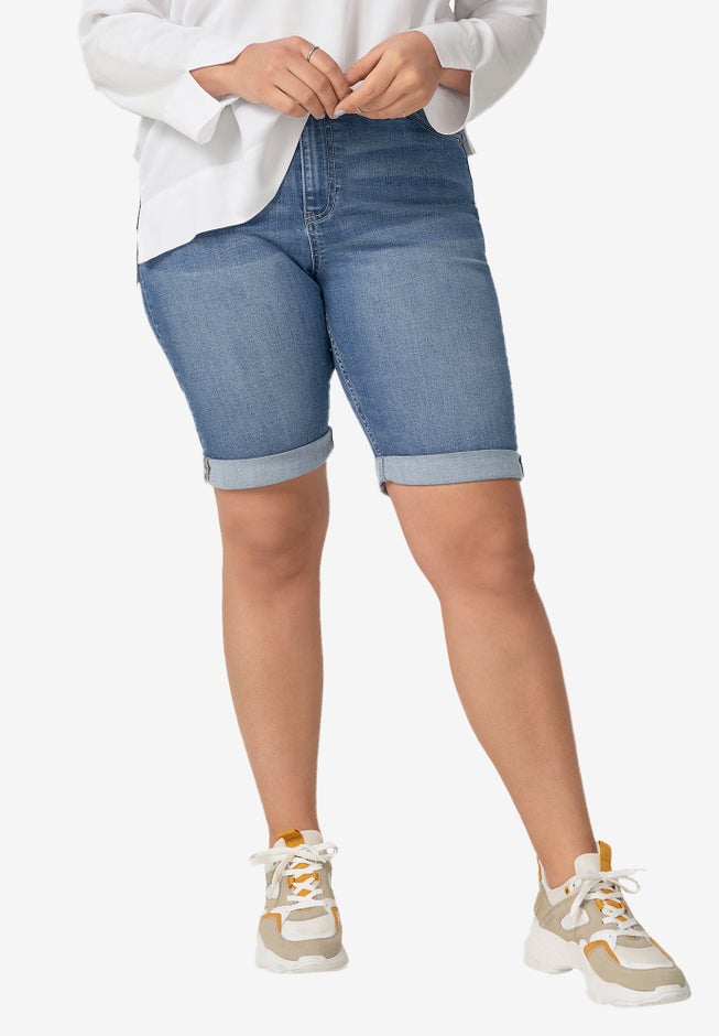 Denim Bermuda Shorts image number 0