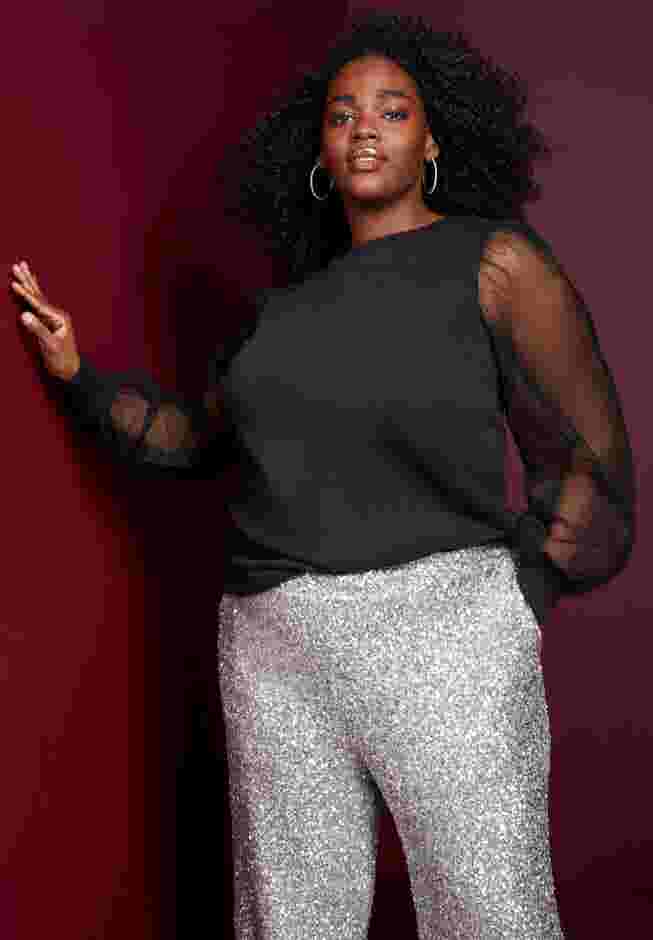 Puff-Sleeve French Terry Sweatshirt image number 0
