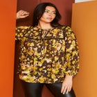 Lace Trim Blouse image number null