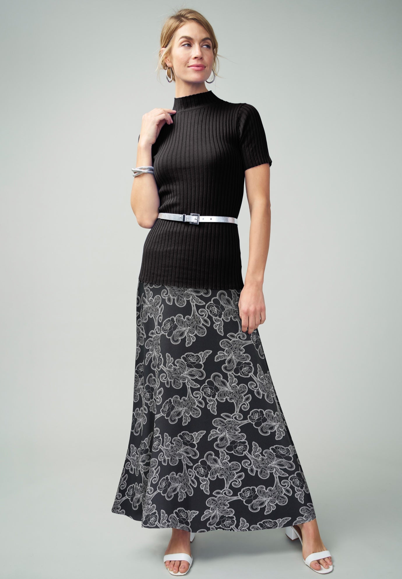 Everyday Stretch Knit Maxi Skirt image number 3