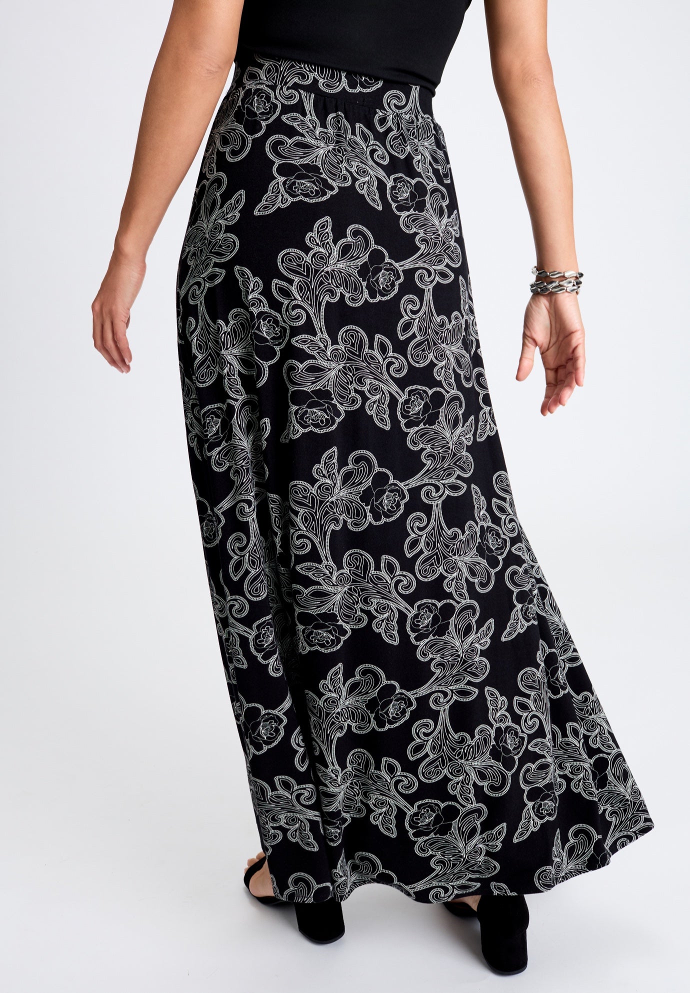 Everyday Stretch Knit Maxi Skirt image number 2