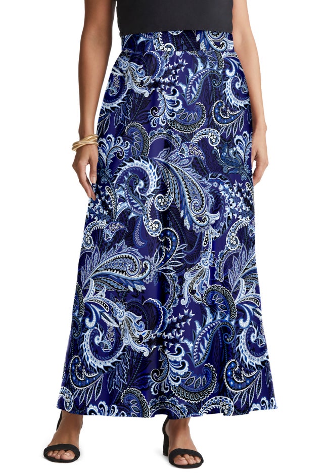 Everyday Stretch Knit Maxi Skirt image number 0