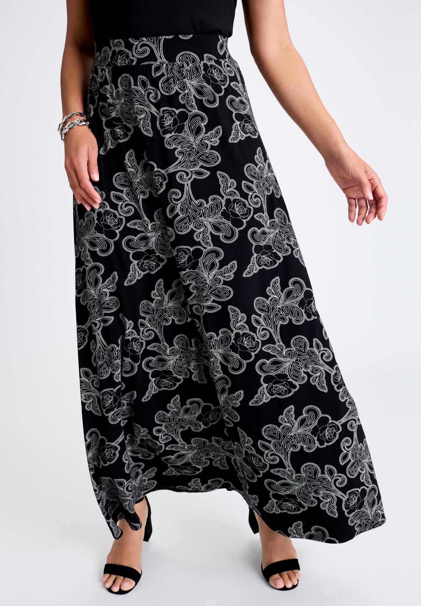 Everyday Stretch Knit Maxi Skirt image number 0