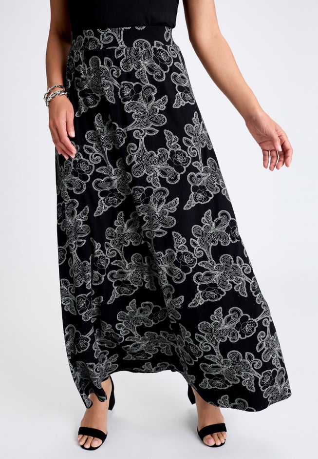 Everyday Stretch Knit Maxi Skirt image number 0