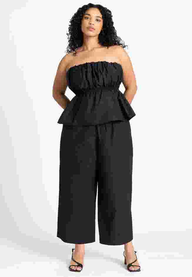 Bubble Peplum Top image number 3