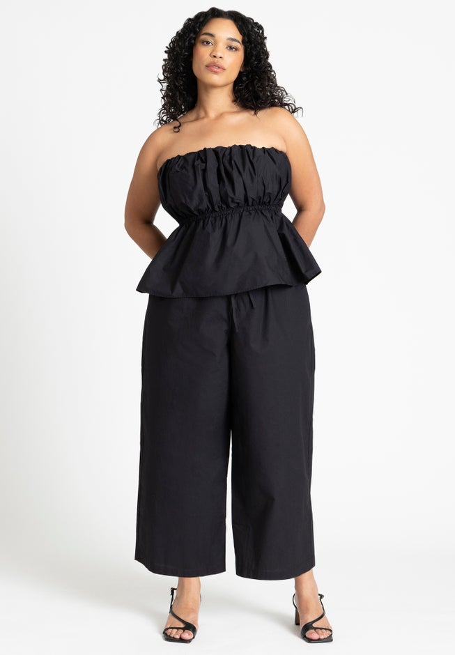 Bubble Peplum Top image number null