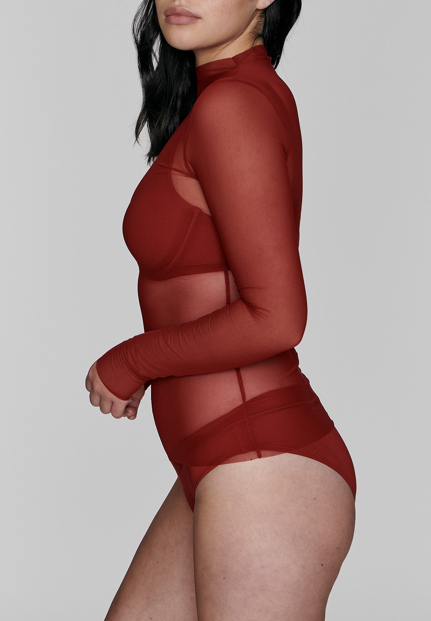 The Mockneck Top - Mesh image number 2