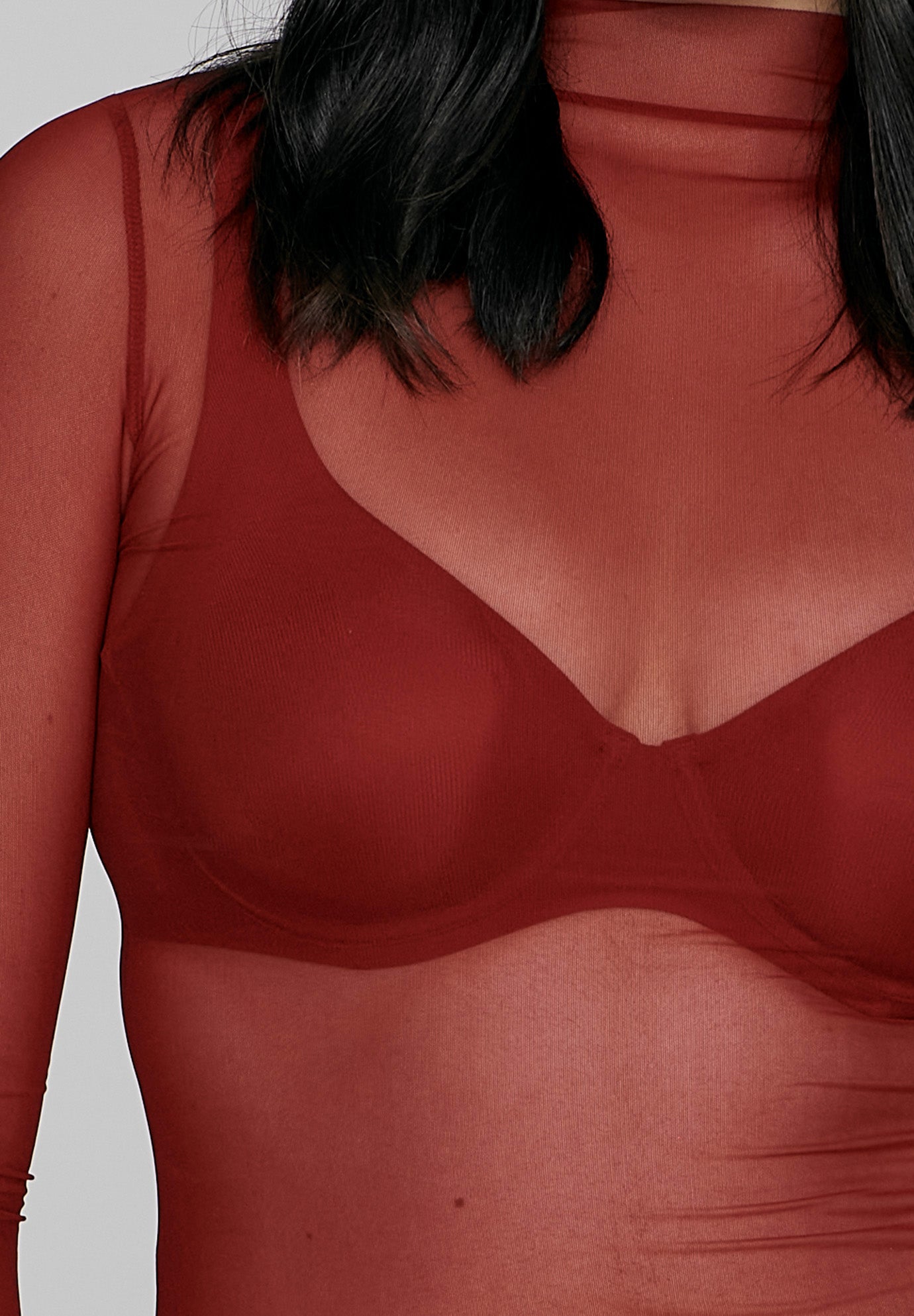 The Mockneck Top - Mesh image number 4