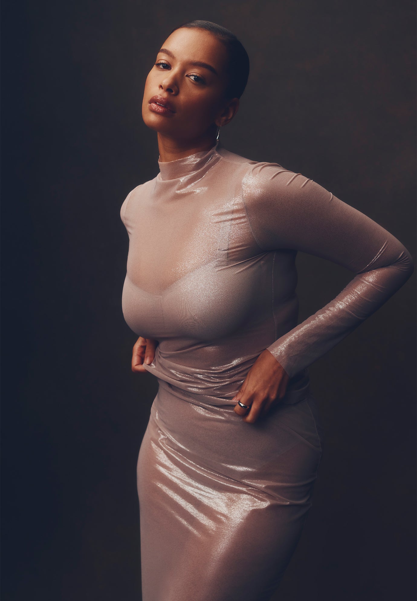 The Mockneck Top - Mesh image number 6