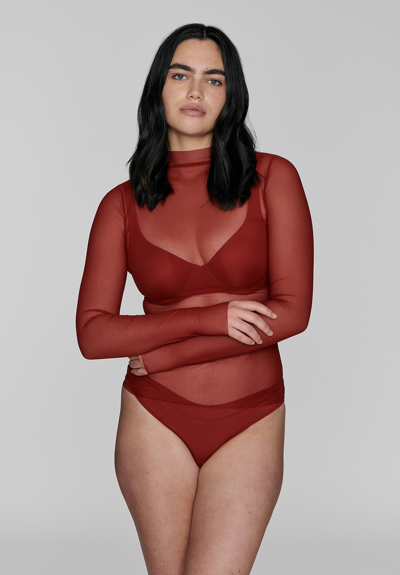 The Mockneck Top - Mesh image number 0