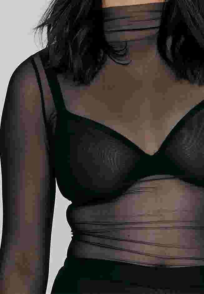 The Mockneck Dress - Mesh image number 4