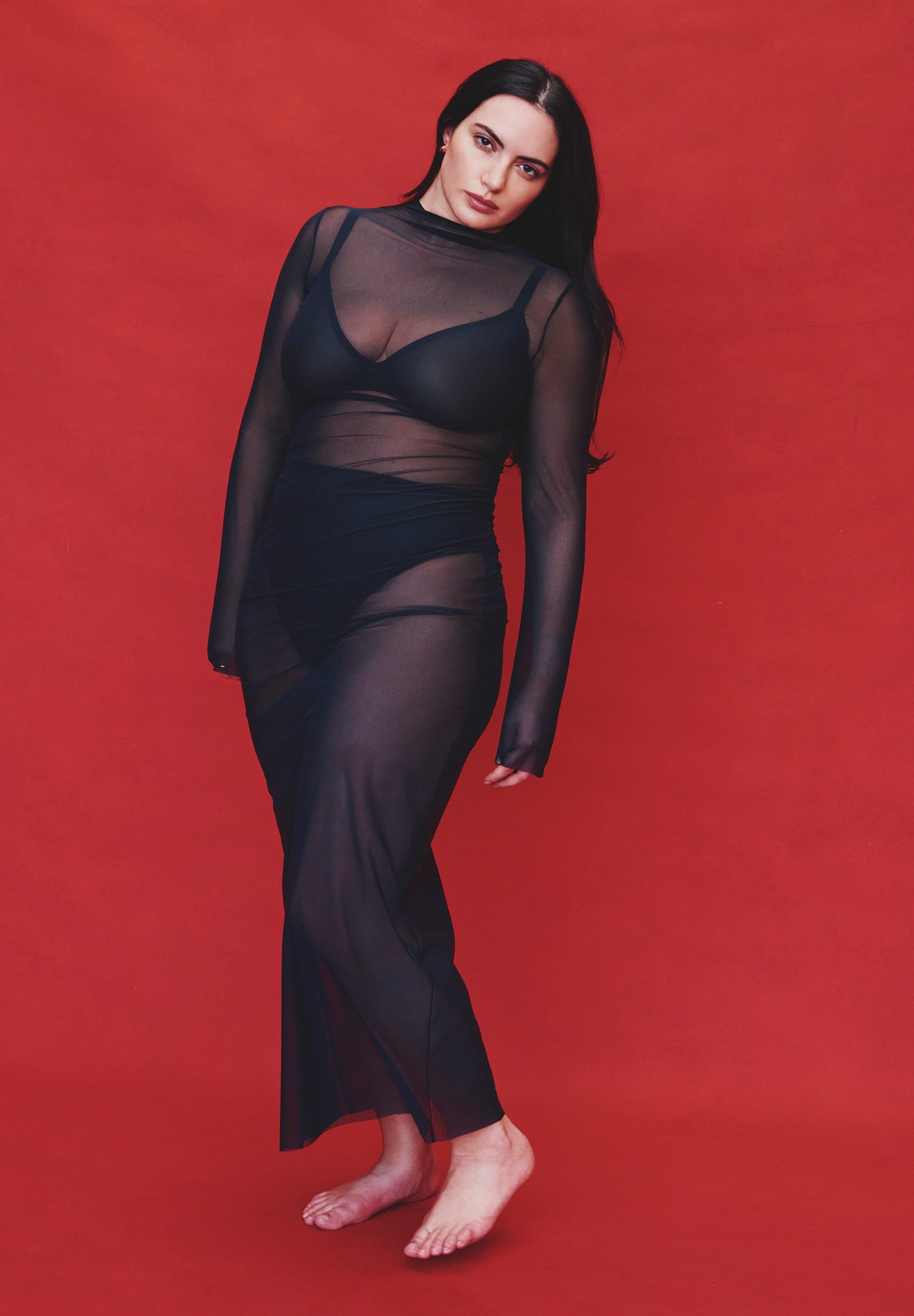 The Mockneck Dress - Mesh image number 5