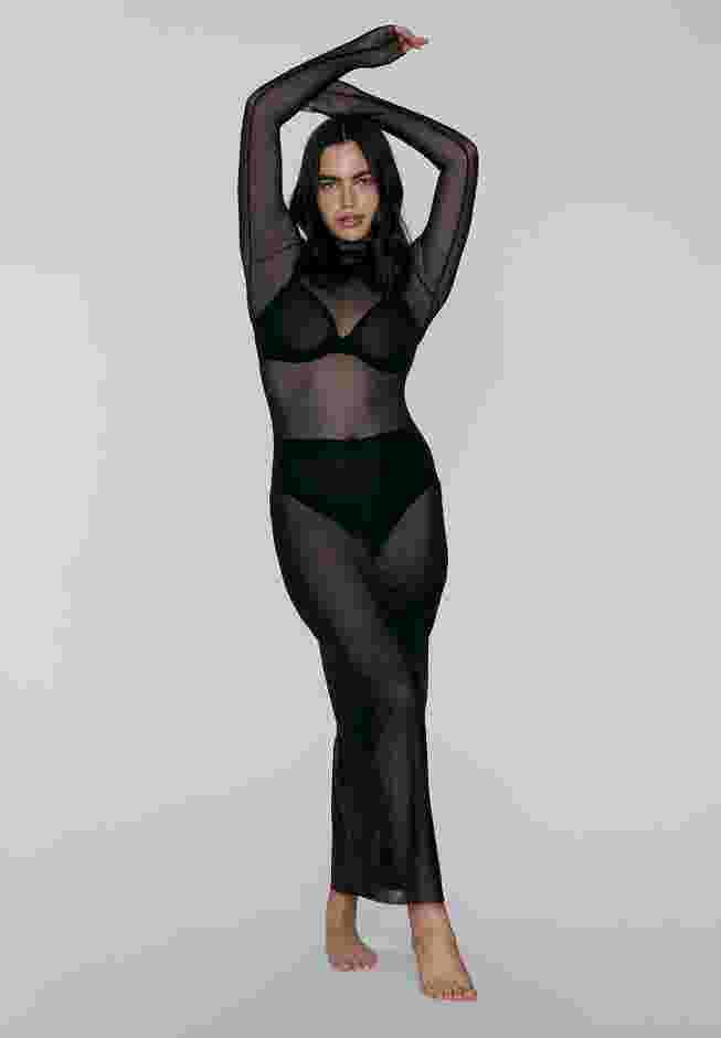 The Mockneck Dress - Mesh image number 0