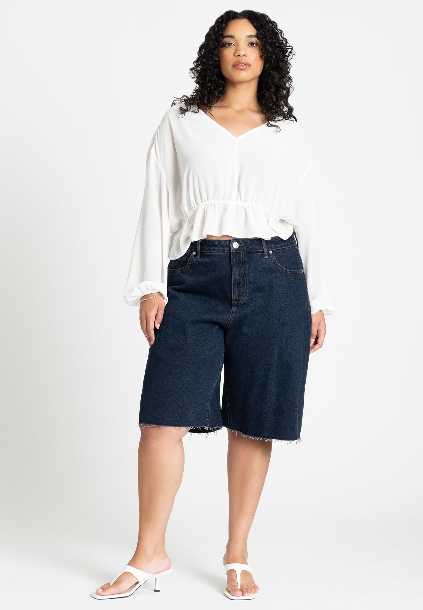 Relaxed Peasant Blouse image number 2