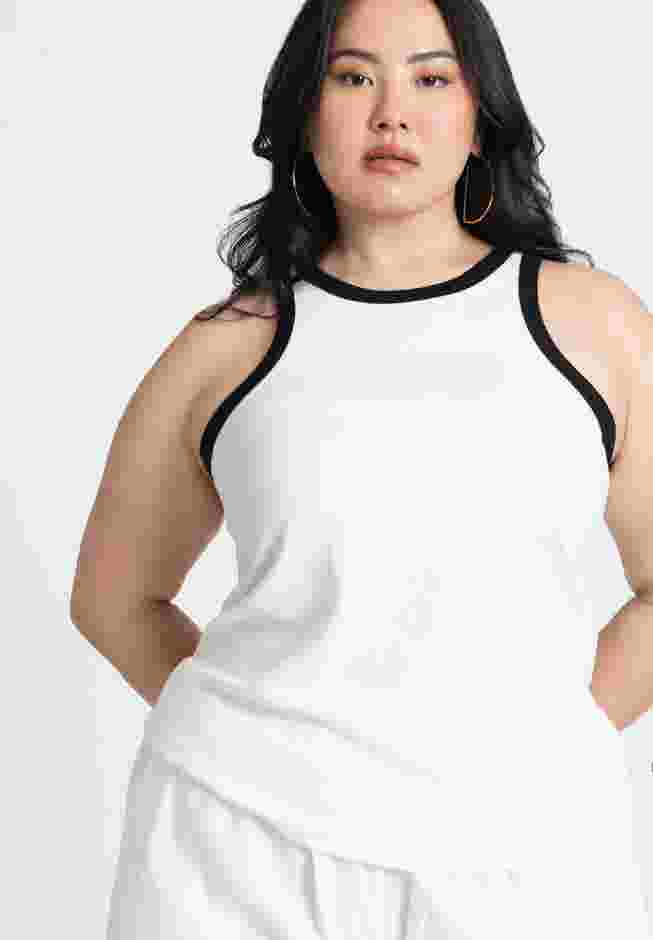 Contrast Racer Tank image number 0