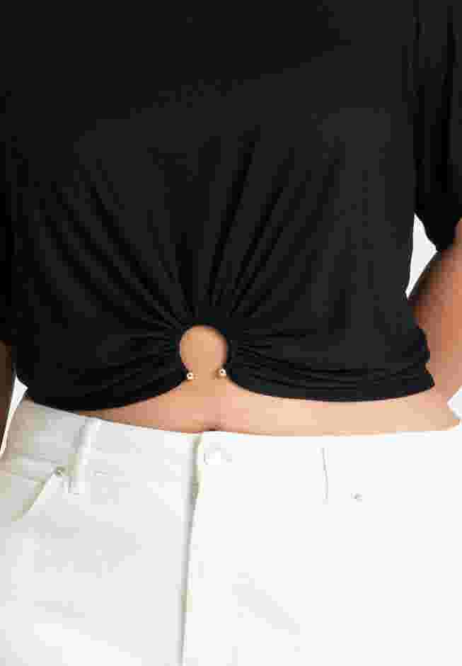 Hardware Shirred Tee image number 3