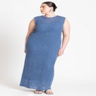 Shell Crochet Sweater Dress image number null