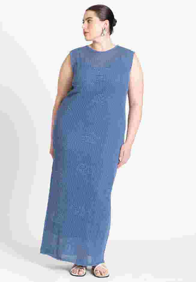 Shell Crochet Sweater Dress image number 1