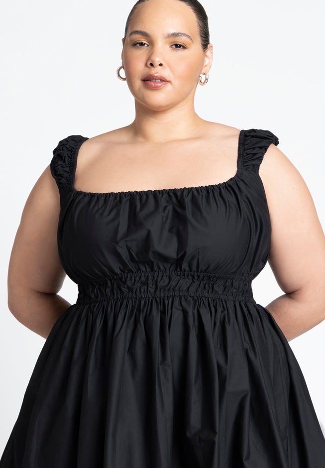 Poplin Flare Mini Dress image number 3