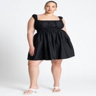 Poplin Flare Mini Dress image number null