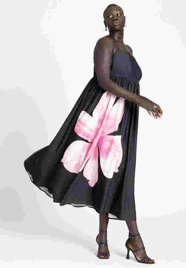 Printed Flower Maxi Dress image number 0