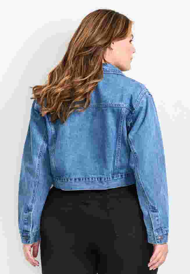 Emma Denim Cropped Jacket image number 1