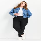 Emma Denim Cropped Jacket image number null