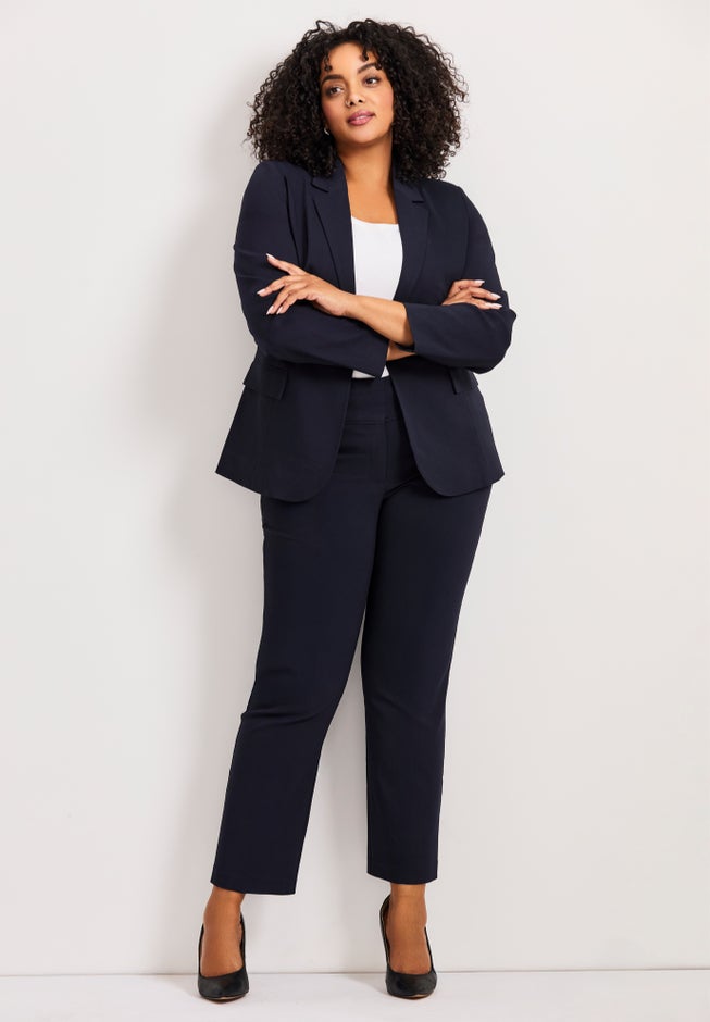 Super Stretch One Button Blazer image number 3